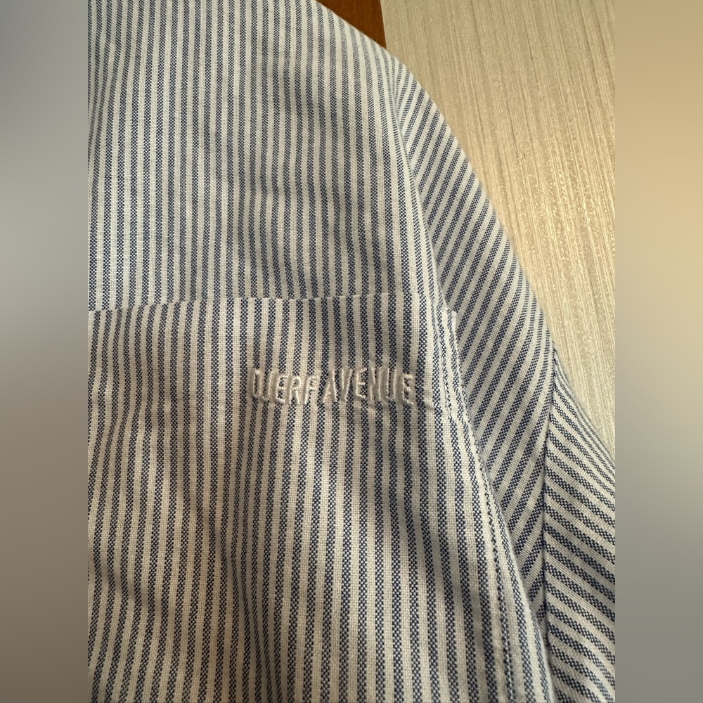 Djerf Avenue - Breezy Shirt Blue Stripe - Picture 4 of 5